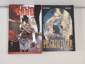 lot 289 image: Manga Collection - No Mans Land Volume 1 and Pilgrim Jager Volume 2