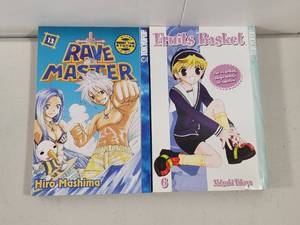lot 309 image: Manga Lot - Rave Master Volume 13 and Fruits Basket Volume 6