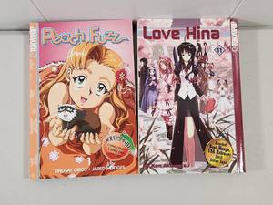 lot 318 image: Peach Fuzz and Love Hina Manga Bundle