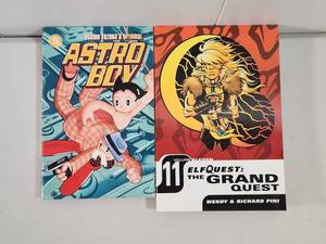 lot 325 image: Astro Boy Volume 5 and ElfQuest The Grand Quest Volume 11 Manga Comic Books