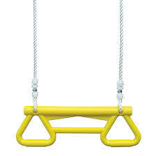 lot 24684 image: Backyard Discoveries Yellow Trapeze Handles