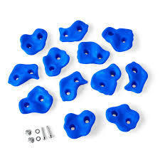 lot 24687 image: Backyard Discoveries Rock Climbing Wall Hand Holds