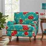 The Pioneer Woman Vintage Floral Low Back Fabric Accent Chair, Teal - Retail- $228.58