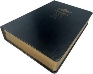 lot 6587 image: Thick Journal, Blank Premium Papers with Golden Rim, Hardcover Notebook with Black Soft Faux Leather Cover, 416 Pages 208 Sheets A5 Sketchbook for Writing Drawing