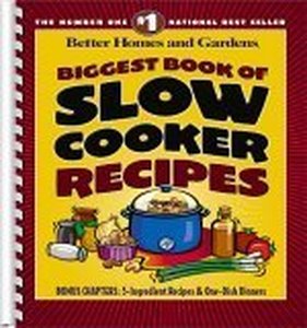lot 6760 image: Biggest Book of Slow Cooker Recipes (Better Homes & Gardens Cooking)