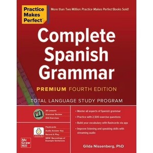 lot 6778 image: Practice Makes Perfect Complete Spanish Grammar, Premium Fourth Edition, (Paperback)