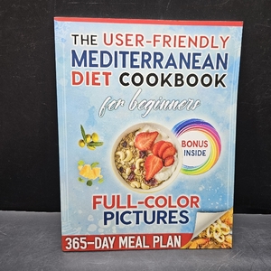 lot 6805 image: THE USER-FRIENDLY MEDITERRANEAN DIET COOKBOOKfor beginners Paperback