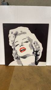 lot 4024 image: 36x36 Marilyn Monroe Pop Art Canvas Print