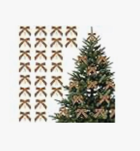 lot 4055 image: LaRibbons 12 Pack Camel Velvet Christmas Bows for Gift Wrapping, 4 x 3.74 Decorative Velvet Gift Bows with Twist Tie for Presents, Tree, Wreath & Holiday Decorations - Retail $0