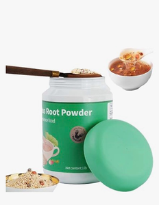 lot 4075 image: Lotus Root Powder Chia Seeds And Nuts Brewing Lotus Root Starch, Chinese Asian Soup, Instant Nutritious Breakfast Microwave Food Family Drinks 1Lb - Retail $0