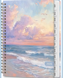 lot 4085 image: 2026 Planner, Weekly and Monthly Calendar Planning Book, Jan 2026 - Dec 2026, Academic Agenda Planner for School Supplies and Office Desk Accessories - A5 (6.3 x 8.5) - Retail $0