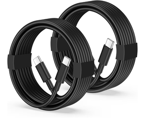 lot 4108 image: SB C to USB C Cable, 2-Pack 6FT 60W Fast Charging Cable Type C Charger Cord for iPhone 1717 Pro17 Pro MaxAir1615 Pro MaxPlus, iPad, MacBook, Galaxy S25S24S23, Pixel 10987, Tablet, Android - Retail $0