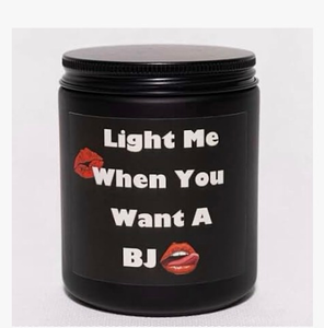 lot 4150 image: Gifts for Him - Light Me When You Want A B Candle, Funny Birthday Gifts for Men Naughty Valentines Day Engagement Anniversary Christmas Gift for Husband Boyfriend Fiance Guy - Retail $0