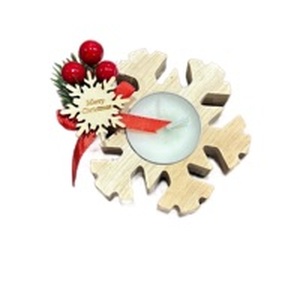 lot 4237 image: Threlaco 50 Pcs Christmas Wood Candle Holders Bulk Snowflake Tealight Candle Table Centerpiece Church Candle Holders Christmas Candle Favors Souvenirs for Guest Home Weeding Decor (Light) - Retail $0