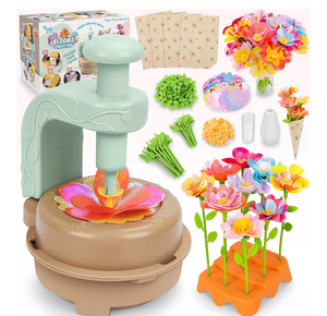 lot 4242 image: Fabric Flower Bouquets Toys, DIY Craft Kits Toys for Kids - Flowers Market Toy, Build Your Flower Bouquet, Arts & Crafts for 4 Year Toddler Girl, Educational Activity Preschool B-Day Gifts - Retail $0