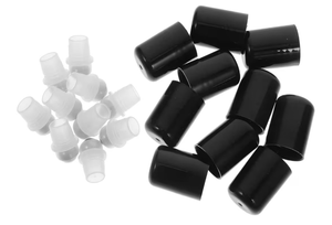 lot 4261 image: Healeved 20pcs Essential Oil Roller Balls Dust Caps for Tooth Bottles Essential Oil Roller Inserts Kit Leak Easy to Use - Retail $0
