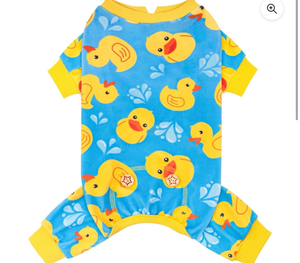 lot 4283 image: Dosuyi Dog Pajamas for Small Dogs, Soft Thin Pjs Jammies Cat Doggie, Summer Spring Pet Cute Puppy Clothes Outfits Doggy Boy Girl (Medium) - Retail $0