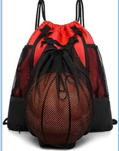 lot 4285 image: STAY GENT Drawstring Basketball Backpack for Boys, Foldable Soccer Backpack Gym Bag Sackpack Sports Sack with Detachable Ball Mesh Bag for Volleyball Baseball Yoga - Retail $0