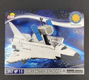 lot 4306 image: COBI Smithsonian Space Shuttle Discovery Model Building Toy 352 Pcs - Retail $0