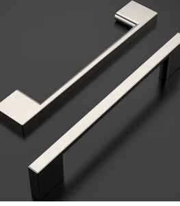 lot 4308 image: Knobonly 20 Pack Dresser Handles 7-12 inch (192mm) Hole Centers, Cabinet Pulls Brushed Nickel, Kitchen Cabinet Handles - Retail $0