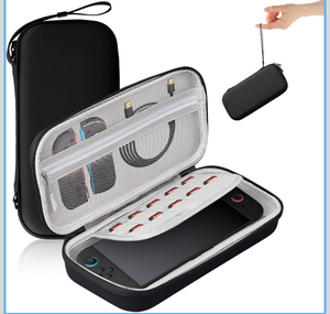 lot 4313 image: AriKroii Carrying Case for Nintendo Switch 2, Portable Hard Shell Pouch Carrying Travel Game Bag for Switch 2, Holds 10 Game Cartridges, Lightweight and Large Capacity, 7.9 inch, Black - Retail $0