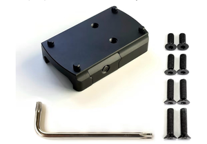 lot 4321 image: Venom Red Dot Mount Reflex Sight Optics Low Profile Picatinny Rail Adapter for DoctorNoblexVortex VenomViperBurris FastfireAROCrimson Trace CTS-1250 Footprints - Retail $0