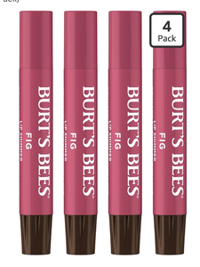 lot 4361 image: Burts Bees Shimmer Lip Tint Set, Mothers Day Gifts, Tinted Lip Balm Stick, Moisturizing for All Day Hydration with Natural Origin Glowy Pigmented Finish & Buildable Color, Fig (4-Pack) - Retail $30