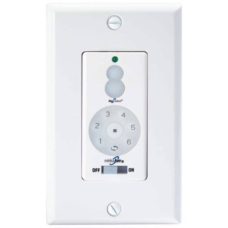 lot 2826 image: WC400-Minka Aire Fans-Accessory - DC Fan Wall Control - Retail $75