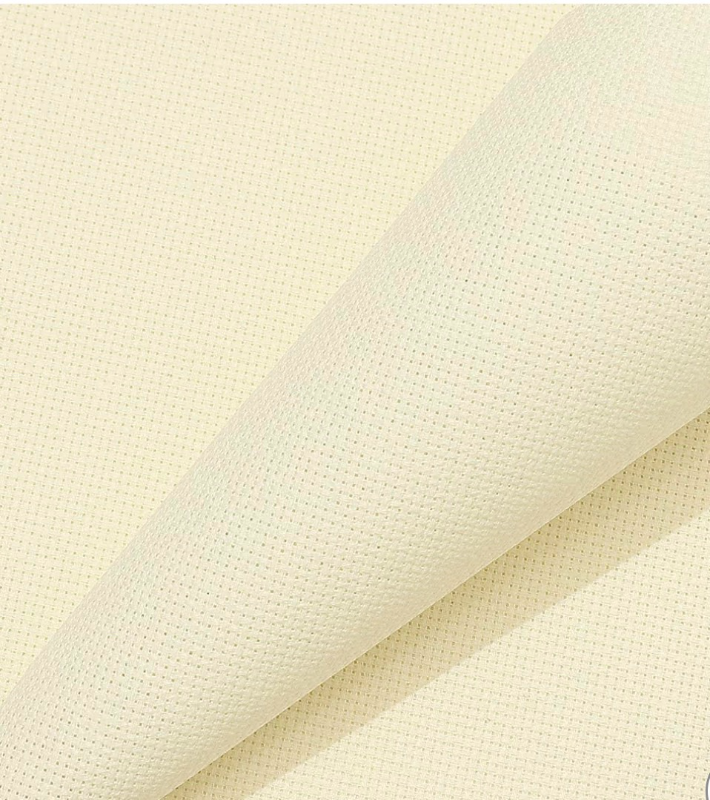 lot 2908 image: Aida Cloth 16 Count Cross Stitch Fabric,19�28inch (16CT,Off White) - Retail $0