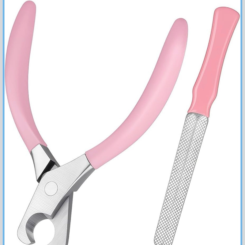 lot 3802 image: Large Dog Nail Clippers Wide Jaw Opening Heavy Duty Dog Nail Trimmer Cat Claw Clippers - Retail $0