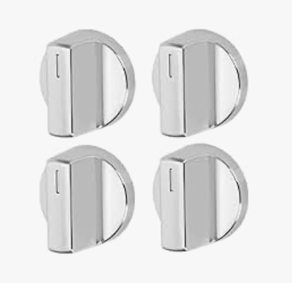 lot 3915 image: W11122880 Range Knob Compatible with Whirlpool Gas Ranges WFG520S0, WFG745H0, WFG770H0, Whirlpool Gas Range Parts Cooktop Control Knobs 4 Pcs - Retail $0
