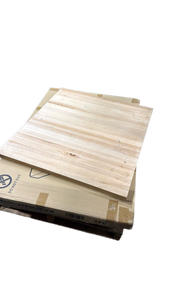 lot 110 image: 36x33 butcher block  - Retail $0