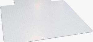 lot 4441 image: Plastic computer chair mat - Retail $0