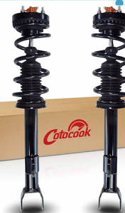 lot 4460 image: Pair of Front Complete Struts Assembly with Coil Spring, Compatible with Chrysler 300 2011-2023  Dodge Challenger 2011, Shock Absorbers, Replacement for 572665 - Retail $0