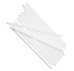 lot 4461 image: New go green paper straws white 10 case of 6000 (40150) - Retail $0