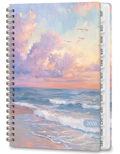 lot 4507 image: 2026 Planner, Weekly and Monthly Calendar Planning Book, Jan 2026 - Dec 2026, Academic Agenda Planner for School Supplies and Office Desk Accessories - A5 (6.3 x 8.5) - Retail $0