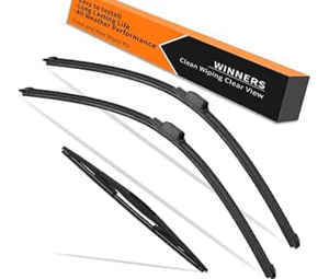 lot 4541 image: Winners wiped blades for Acura MDX 2022 2023 2024 OEM Quality Windshield Wipers 26 20 and Rear Blade 16 Inch Easy to Install Replacement Wipers Pack of 3 - Retail $0