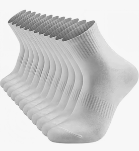 lot 4554 image: 69 Pairs Womens Cotton Thin Gym Running Crew Casual Athletic Socks All Season Tube Socks - Retail $0