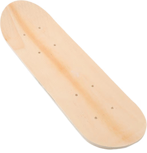 lot 4559 image: Abaodam Blank Skateboard Deck UnifinIshed Wooden Skateboard Deck for DIY Replacement Art Painting and Home Decor 16.9 Inch - Retail $0