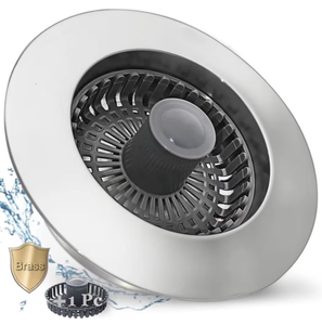 lot 4570 image: 3 in 1 Kitchen Sink Stopper, Pop Up Kitchen Sink Drain Strainer, with an Extra Basket Strainer, Metal Material Electroplate Kitchen Sink Drain Stopper Silver - Retail $0