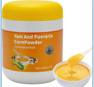 lot 4581 image: GCYYSIQS Yam Pueraria Corn Paste,1Ibcan,Asian Delicious Instant Breakfast Congee,Corn Soup Powder(������) - Retail $0