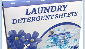 lot 4587 image: Laundry Sheets, 120PCSBox Eco-Friendly Water Soluble Laundry Sheets Detergent, Fresh Linen Scents Liquidless Detergent for Dorm Travel Camping - Retail $0