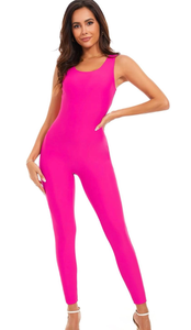 lot 4598 image: Womens Slimming Tank Unitard Jumpsuits Full Bodysuit for Workout Costume large  - Retail $0