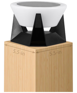 lot 4619 image: MVBT Solar Post Cap Lights, 4.7 Outdoor Solar Lamp 1 Pack, Fence Column Light Waterproof for Outside 5x5 6x6 Vinyl Wood Posts, Deck Garden Patio Yard Table Lantern 3000K Pillar Landscape Lighting - Retail $0