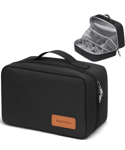 lot 4626 image: Toiletry Bag for Men,Mens Travel Toiletry Organizer,Mens Travel Essentials,Water Resistant Shaving Bag for Toiletries Accessories -Black - Retail $0