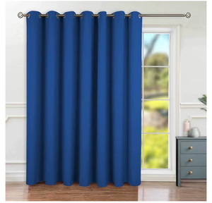 lot 4657 image: BGment Royal Blue Sliding Door Curtain 84 Inches Long, Wide Room Divider Privacy Curtain for Bedroom, Thermal Curtain Room Darkening for Glass Door, 1 Panel, Each 100 Inch Wide - Retail $0