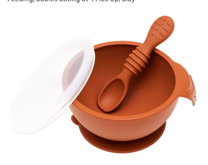 lot 4671 image: Silicone Feeding Baby Set 7piece - Retail $0