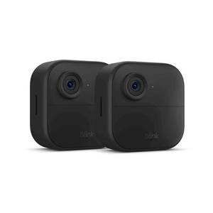 lot 4693 image: Blink - Outdoor 4 2-Camera Wireless 1080p Security System with Up to Two-year Battery Life - Black - Retail $212