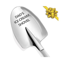 lot 4743 image: Personalized Dads Ice Cream Shovel - Funny Engraved Stainless Steel Fathers Day Gift - Retail $0