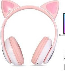 lot 13172 image: Kids Wireless Headphones, Cat
